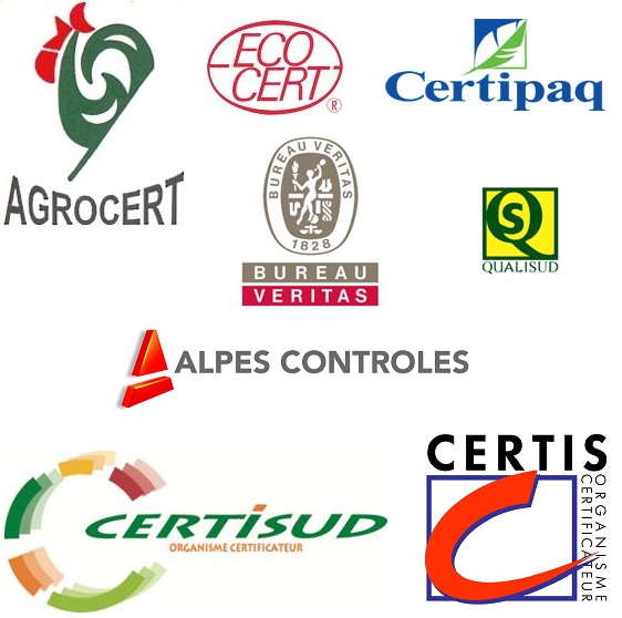 Les huit organismes certificateurs Français