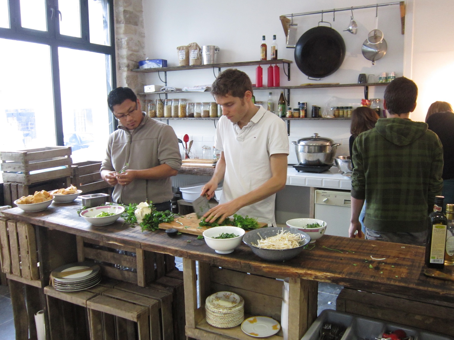 Octobre 2013 : ouverture de notre kitchen-space.